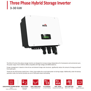 After Hybride Omvormer 3kw 5kw 12kw 15kw 20kw 25kw 30kw Drie Fase Hybride Opslag Omvormer On-Grid/Off-Grid - Product Image 2