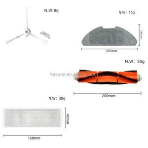 ชุดอุปกรณ์เสริมสำหรับเครื่องดูดฝุ่นหุ่นยนต์ <span class=keywords><strong>Xiaomi</strong></span> <span class=keywords><strong>2</strong></span> <span class=keywords><strong>Pro</strong></span> / Mop2 Lite/MJST1S/mjstl แปรงดูดฝุ่นหลัก - Product Image 2