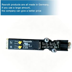 Válvula Solenoide Rexroth 0820057101 24VDC 0.35W Bidireccional Fabricada en Alemania - Product Image 3