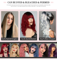 Cuticules alignées faits saillants couleur blonde vague lâche perruques de cheveux humains européens perruque avant de lacet invisible avec délié pré-plumé