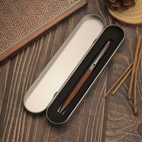 Juego de Bolígrafos de Lujo de Madera Ecológica para Regalo Empresarial con Logo Personalizado para Escritura de Oficina