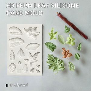 Molde <span class=keywords><strong>de</strong></span> Silicona 3D con Forma <span class=keywords><strong>de</strong></span> Hoja <span class=keywords><strong>de</strong></span> Helecho para Decoración <span class=keywords><strong>de</strong></span> Pasteles y Chocolate, Herramienta <span class=keywords><strong>de</strong></span> Repostería para <span class=keywords><strong>Fondant</strong></span> - Product Image 2