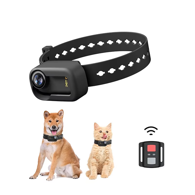 4K WiFi Action Camera for Pets Magnetic Mount with Remote Control App Sharing & Hotspot for Dog & Cat POV MicroSD Media Storage