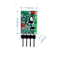 Module de transmission RF universel YET207 433 MHz, vente en gros d'usine, carte PCB pour le développement de systèmes d'ouverture, d'alarme de sécurité et d'éclairage 5V~12V