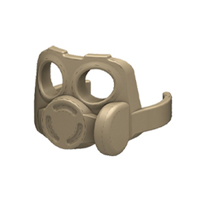 MOC SWAT masker <span class=keywords><strong>Gas</strong></span> blok bangunan, helm taktis penglihatan malam, perangkat taktis pasukan khusus polisi batu bata mainan - Product Image 3