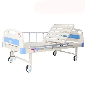 Cama de Enfermería Económica Modelo Single Crank 08, 2 Manivelas, 2 Años de Garantía, Uso Comercial <span class=keywords><strong>para</strong></span> Habitaciones de Pacientes, Fabricada en China, Disponible en Línea - Product Image 3