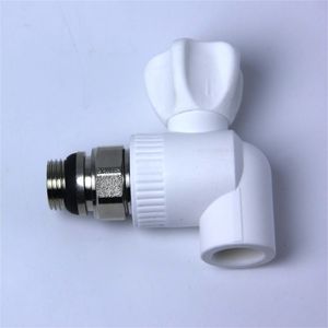 Acier inoxydable blanc de haute qualité de valve d'angle de <span class=keywords><strong>radiateur</strong></span> de garnitures de tuyau de PPR - Product Image 3