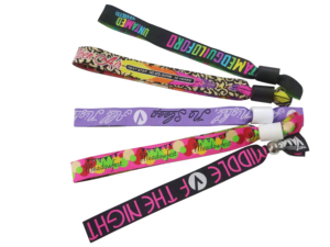 New Arrival One Time Use <b>Plastic</b> Lock Wristband/Fabric Festival Wristband/Polyester Woven Wristband for Events - Product Image 2