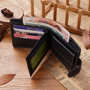 Cartera Corta de Cuero Genuino para Hombre, Cierre de Botón, Estampados de Animales, Diseño Duradero, Uso Diario, Venta al Por Mayor de Fábrica - Product Image 4