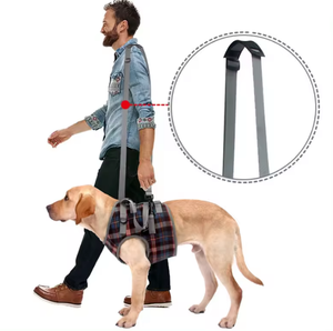 Harnais de soutien réglable USMILEPET pour chien, sangles respirantes, motif uni, pour la marche, la récupération, le soutien des pattes, pour chiens paralysés - Product Image 1