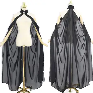 Cool Unisex Mantle Hooded Cloak Coat Wicca Robe Medieval Cape Shawl Halloween Party Witch Wizard Cosplay Costumes Women