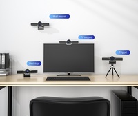 4K Web Kamerası Dahili 2 Mikrofonlu Video Konferans Web Kamerası Kamera Videobar Web Kamerası Ofis Ekipmanları