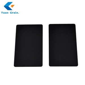 <span class=keywords><strong>Carte</strong></span> de visite professionnelle en PVC noir mat avec paiement NFC RFID et contrôle d'accès, étanche pour usage hôtelier - Product Image 6