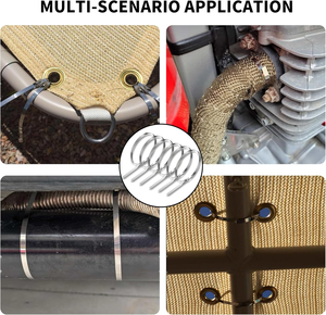 روابط أسلاك من الفولاذ المقاوم للصدأ ذاتية الإغلاق من JIAEN من من من X من من من X من JIAEN - Product Image 6