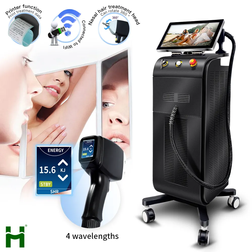 2024 Huamei di fascia alta del prodotto Laser a diodi 808nm Laser diodo di depilazione 808 755 1064