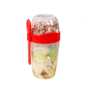 แก้วสลัดพกพาพร้อมฝาปิด สกรีนโลโก้ได้  ขายส่งสำหรับใช้ในครัวเรือน - Product Image 4