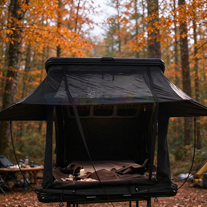 Tente de toit de voiture en aluminium, simple couche, ouverture rapide, quatre saisons, imperméable, tissu Oxford, hauteur personnalisable - Product Image 4