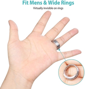 8Pcs/set Assorted <strong>Sizes</strong> Transparent Plastic Silicone Invisible <strong>Ring</strong> <strong>Size</strong> <strong>Adjuster</strong> <strong>Ring</strong> <strong>Size</strong> <strong>Adjuster</strong> for Loose <strong>Rings</strong> - Product Image 6