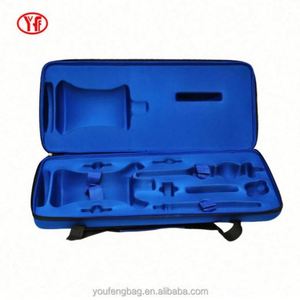 Custom Size <b>Hard</b> <b>Shell</b> EVA PU Oxford Foam Zipper Tool Carrying Travel Storage <b>Case</b> With Foam Insert - Product Image 4