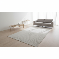 Tapis en fausse fourrure 3D à motif jacquard, tapis moderne en polyester pour la maison, pour le salon, la salle à manger, le bureau, l'hôtel, la chambre à coucher, la cuisine