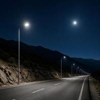 Lampadaire LED DL08 en alliage d'aluminium 4200-44800lm 140lm/W IP66 AC90-305V Type T2/T3/T4 Faisceau II/III/IV 50000H Garantie 5 ans CE RoHS