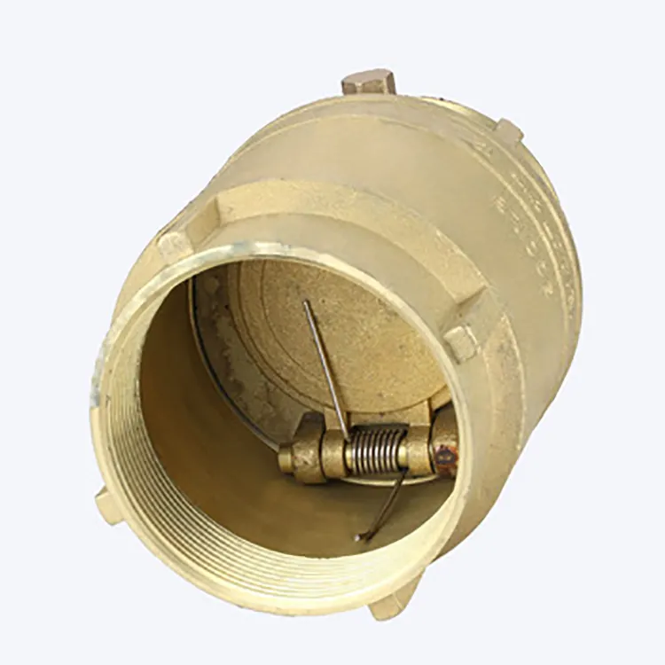 Factory price 5 years warranty brass 4'' Male inlet X Female Outlet valve fire fighting equipment check valve