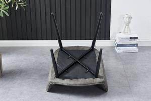 Chaises de salle à manger rembourrées en cuir moderne, style nordique, luxe, restaurant, cuisine, chaises de salle à manger modernes - Product Image 6