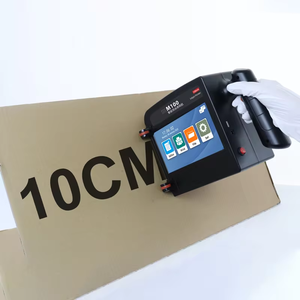 工場価格 M100 100mm ハンドヘルドインクジェットプリンター 10cm 4ヘッド TIJコーディングマシン パイプ、木材、カートン、日付印字用プリンター - Product Image 3