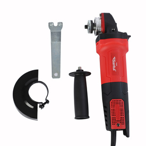 Meuleuse d'angle électrique avec poignée auxiliaire et support de lame de protection pour la fabrication métallique - Product Image 1