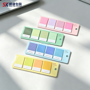 Four Color Pastel Sticky Notes Set Self Adhesive <b>Memo</b> <b>Pads</b> Office School Stationery Reminder - Product Image 1