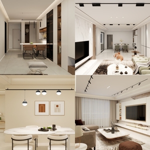 Système de rail lumineux LED de haute qualité Zigbee Lustre Dali Gradateur de lumière 48V Rail lumineux magnétique intelligent <span class=keywords><strong>Tuya</strong></span> pour salon - Product Image 6