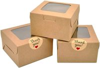 Cajas para Pasteles Personalizadas con Papel de Arte de Color Personalizado, Lámina Dorada, Reciclables y Aptas para Alimentos, para Bodas y Té de la Tarde