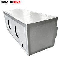Boîtier de ventilation en métal de qualité supérieure, directement de l'usine, avec diffuseur à fentes et isolation de surface pour système de ventilation CVC