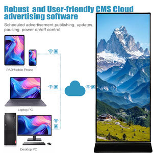 Affichage de signe lumineux Totem écran Lcd Commercial affichage debout affichage numérique Android écran publicité pour <span class=keywords><strong>vitrine</strong></span> - Product Image 3