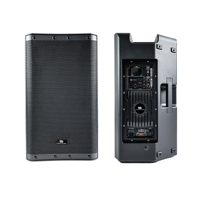 Haut-parleur actif Leon Audio 12 pouces 2 voies 500W RMS Classe D avec DSP, enceinte de scène en plastique