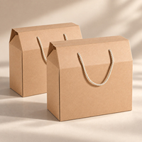 Boîtes en papier kraft personnalisables pour fruits et légumes, spécialités locales, estampillage pour le Festival de la Mi-Automne, pour l'emballage de cadeaux