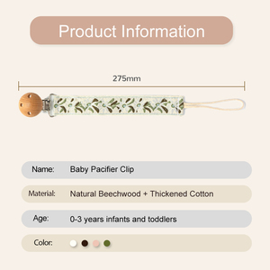 Nouvel Arrivage – Attache-tétine personnalisable en coton biologique réutilisable et lavable, support de dentition doux, cadeaux de <span class=keywords><strong>naissance</strong></span>, chaîne de tétine - Product Image 6