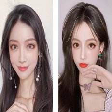 Cheveux brésiliens Remy frange naturelle et cheveux partiels pour femmes WFFLF86 - Product Image 1