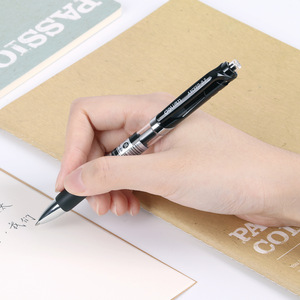Deli S02 Gel Pen 0.7mm Black Push Button Office School Writing Tool - Product Image 3