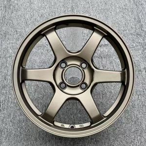 Jantes de voiture de course Gensole <span class=keywords><strong>Japan</strong></span> Design Te37 15 pouces 4 trous en alliage forgé <span class=keywords><strong>4X100</strong></span> neuves pour voiture de tourisme - Product Image 3