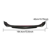 Lèvre avant C253 en fibre de carbone pour Mercedes Benz GLC250 300 350 GLC43 AMG Sport Utility 4 portes 2015-2019