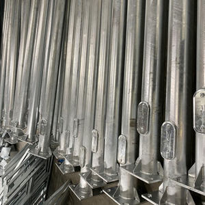 내구성 있는 부식 방지 코팅 강철 가로등 기둥 태양광 가로등 (도로, 주거 지역, 공원, 정원, 산책로용) 고휘도 - Product Image 2