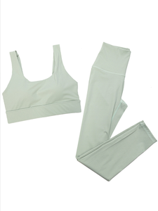 <span class=keywords><strong>2023</strong></span> nouveau S-3XL grande taille élégant Yoga porter grande taille Yoga ensemble grande taille vêtements de sport sport soutien-gorge Leggings vêtements actifs - Product Image 2