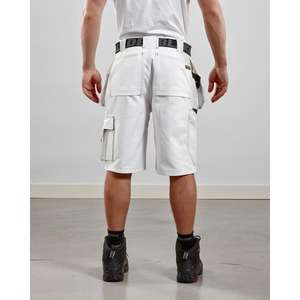 BLAKLADER - 153612101000C56 Pantalones cortos de pintores Blanco-EAN 7330509194379 PANTALONES DE TRABAJO PANTALONES CORTOS DE TRABAJO - Product Image 4