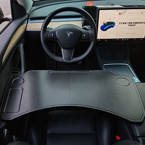 FRINS Luxury Foldable PC Laptop Tray Desk Front Car Tray Table para Tesla Model Y Model 3 Working Travel Eating Lunch - Product Image 2