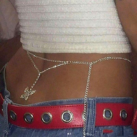 Chaîne de corps fantaisie, ceinture décorative pour robe, chaîne de taille vintage, chaînes de ventre pour femmes, ceintures pour femmes