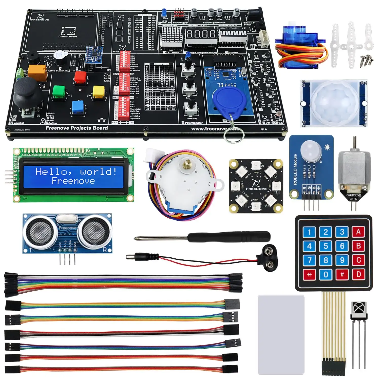 Stem DIY Kit cho trẻ em hoàn thiện nhất cuối cùng Starter Kit với hướng dẫn tương thích với Arduino IDE Bộ dụng cụ