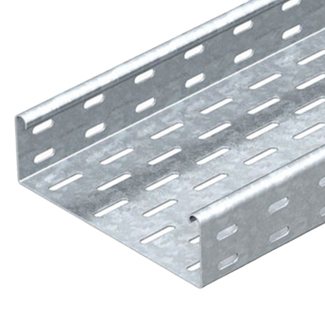 Industrial Construction Perforated Hot Dipped Galvanized Steel Cable Management Tray for Cable Laying