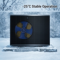 Fabricant OEM ODM – Pompe à chaleur air-eau à onduleur R290 avec contrôle intelligent IoT, classe d'efficacité énergétique, 6 kW, chauffage, refroidissement, ECS