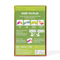Happy Salmon, jeu de cartes pour 3 à 8 joueurs, à partir de 6 ans, idéal pour passer du temps avec des amis ou des familles, possibilité de personnaliser le motif